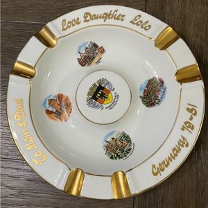 Vintage ceramic Germany cigar ashtray